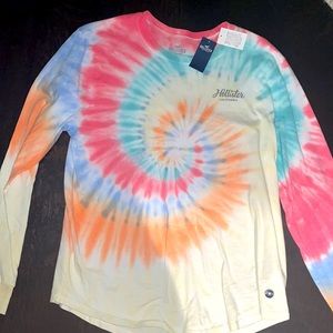 hollister tie dye long sleeve